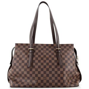 100% AUTHENTIC Louis Vuitton Damier Ebene Chelsea Tote
